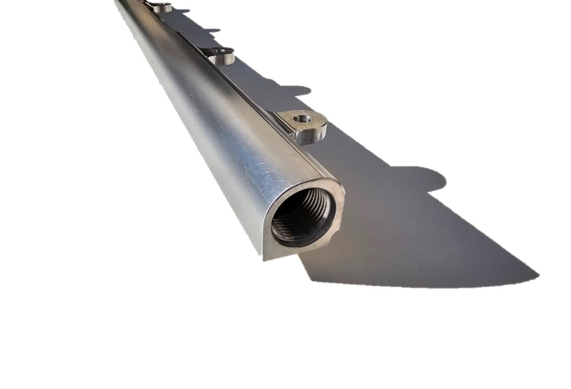 Jeep 4.0 Fuel Rail -8 Raw Aluminum Finish