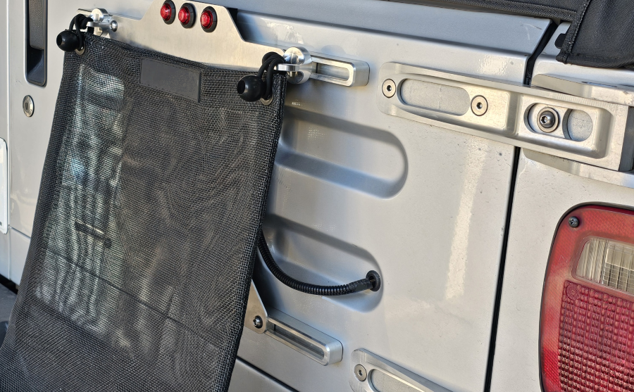 Jeep Wrangler TJ and LJ Tailgate Accessory Rails