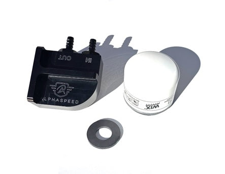 Universal Remote Transmission Filter Adapter With Wix Filter and Magnet